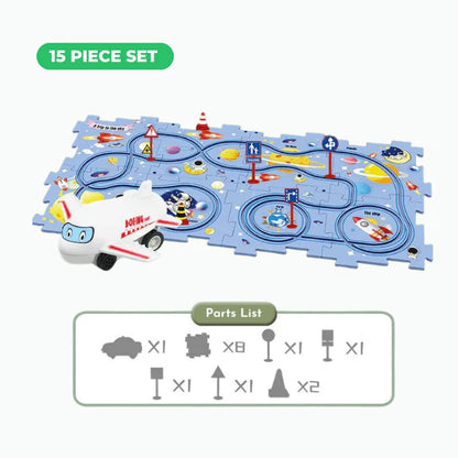 PuzzleRacer™ Kids Car Track Set