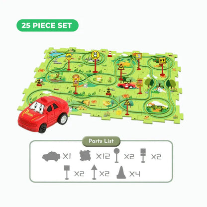 PuzzleRacer™ Kids Car Track Set